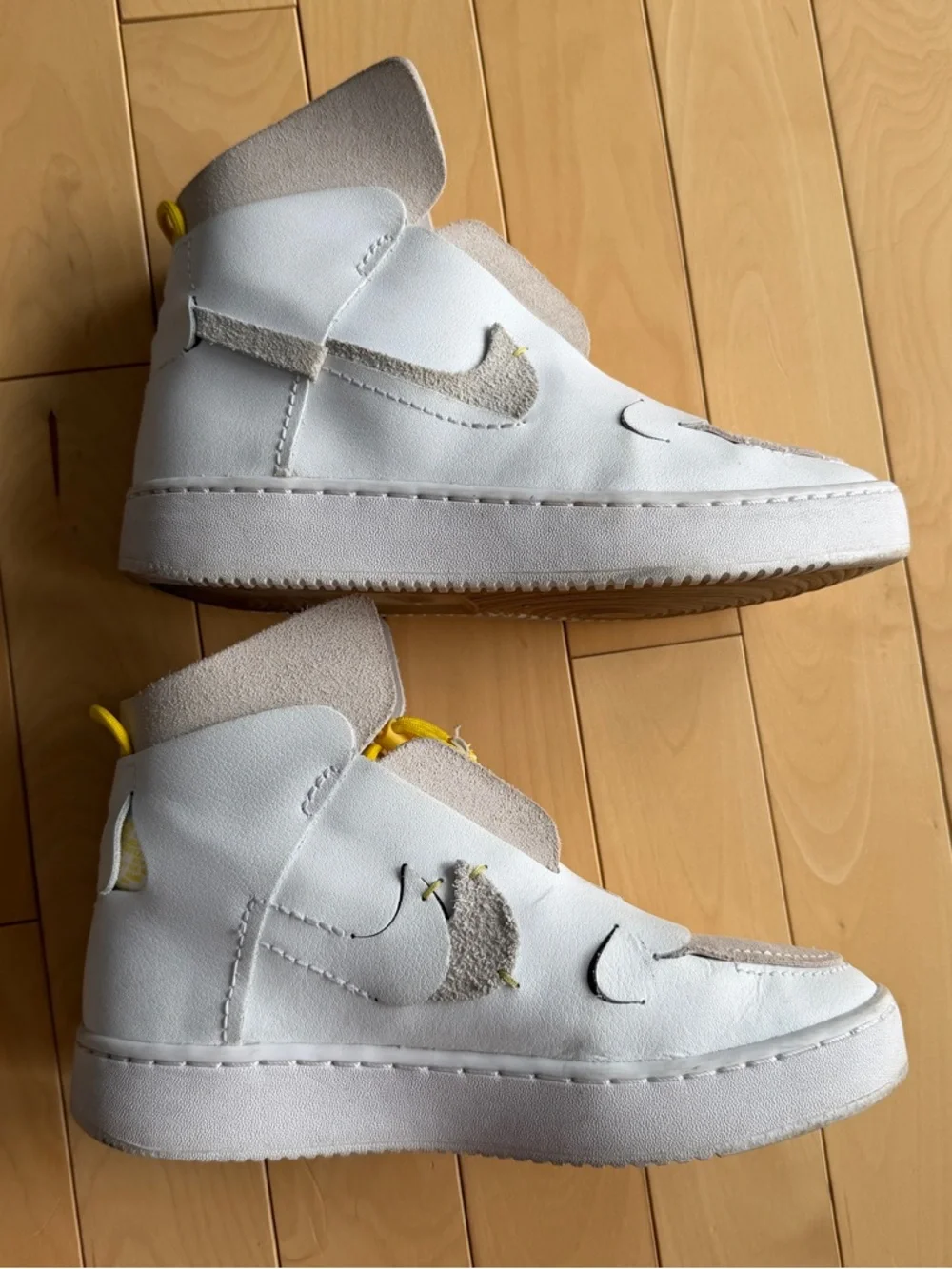 Nike Vandalised LX sneakers in the White/Chrome Yellow colorway size 6.5 women’s - Picture 2 of 10